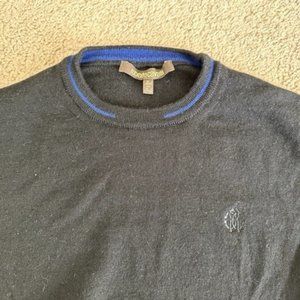 Fashionable Black and Blue Roberto Cavalli Sweater Size M